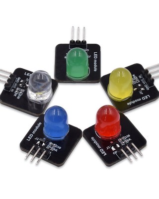 10mm RGB LED Module Light  emitting Lamp Bead Sensor Diode Red Yellow Blue Green White Light Electronic Building Blocks